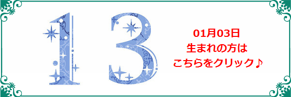 1月3日生まれのラッキーカラー