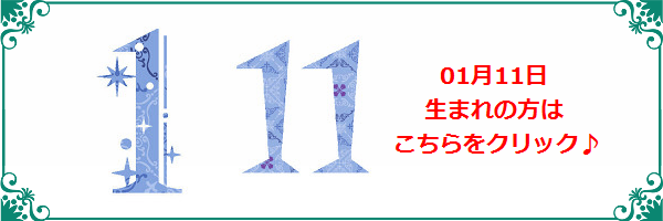 1月11日生まれのラッキーカラー