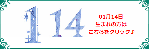 1月14日生まれのラッキーカラー