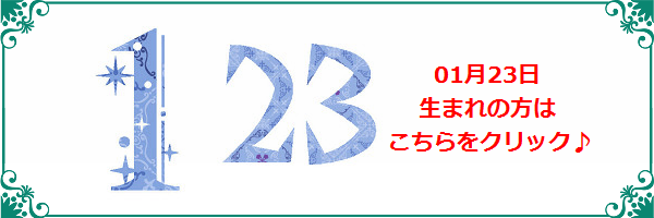 1月23日生まれのラッキーカラー