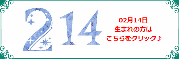 2月14日生まれのラッキーカラー