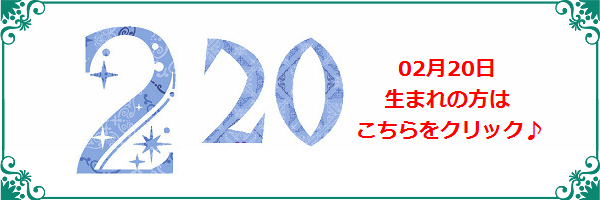 2月20日生まれのラッキーカラー