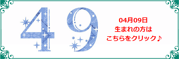 4月9日生まれのラッキーカラー