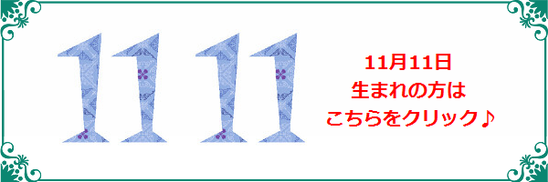 11月11日生まれのラッキーカラー