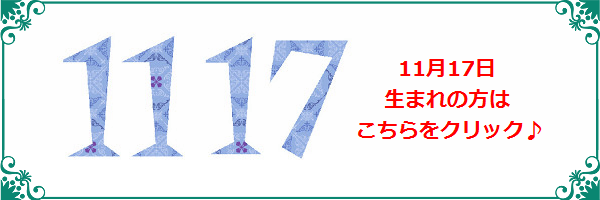 11月17日生まれのラッキーカラー