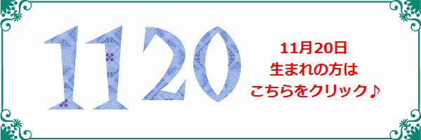 11月20日生まれのラッキーカラー